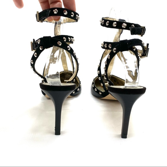 Sam Edelman Ocie Leather studded heels size 7.5 - Picture 9 of 15